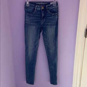 American Eagle High Rise Skinny Jeans